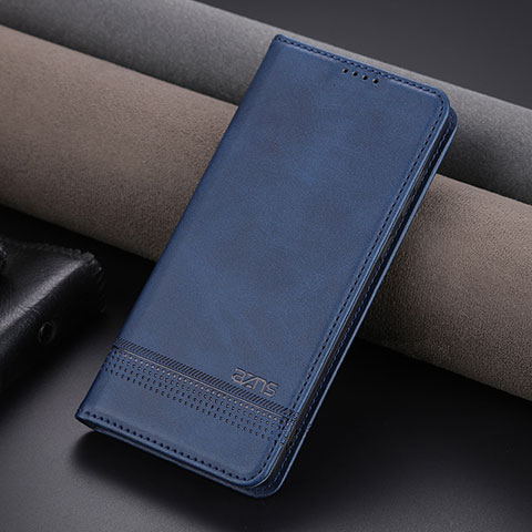 Coque Portefeuille Livre Cuir Etui Clapet YZ2 pour Oppo A78 4G Bleu