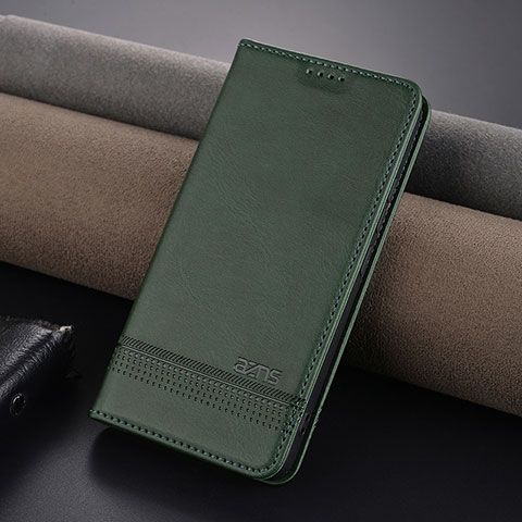 Coque Portefeuille Livre Cuir Etui Clapet YZ2 pour Xiaomi Mi 14 5G Vert