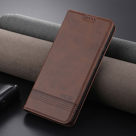 Coque Portefeuille Livre Cuir Etui Clapet YZ2 pour Xiaomi Redmi K60 Ultra 5G Marron