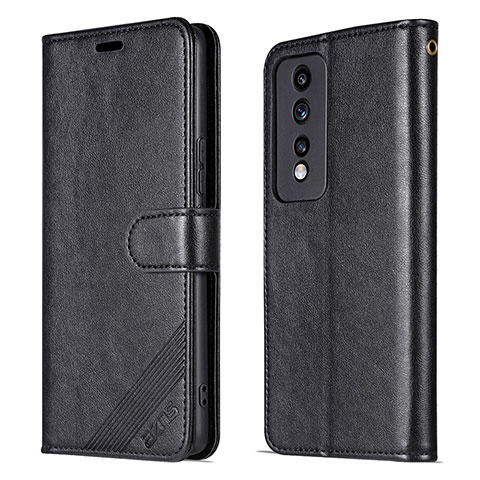 Coque Portefeuille Livre Cuir Etui Clapet YZ3 pour Huawei Honor 80 GT 5G Noir