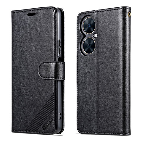 Coque Portefeuille Livre Cuir Etui Clapet YZ3 pour Huawei Nova 11i Noir