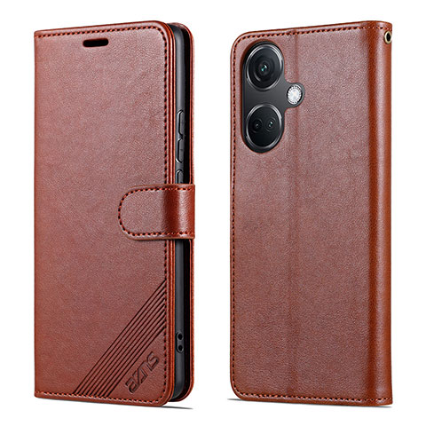 Coque Portefeuille Livre Cuir Etui Clapet YZ3 pour Oppo K11 5G Marron