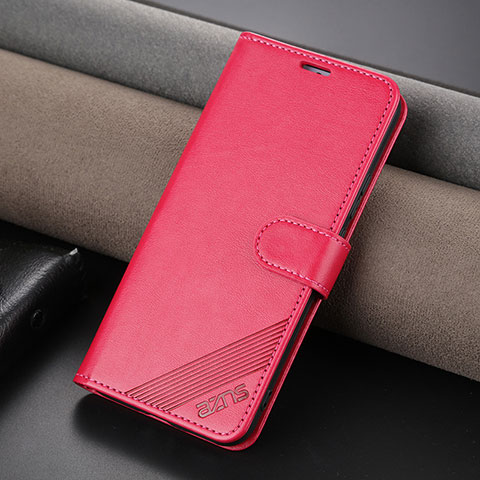 Coque Portefeuille Livre Cuir Etui Clapet YZ4 pour Huawei Nova 11 Pro Rose Rouge