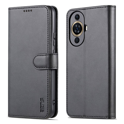 Coque Portefeuille Livre Cuir Etui Clapet YZ5 pour Huawei Nova 11 Pro Noir