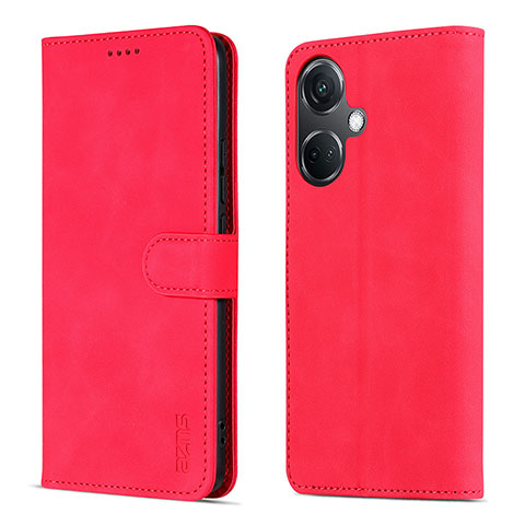 Coque Portefeuille Livre Cuir Etui Clapet YZ5 pour OnePlus Nord CE 3 5G Rouge