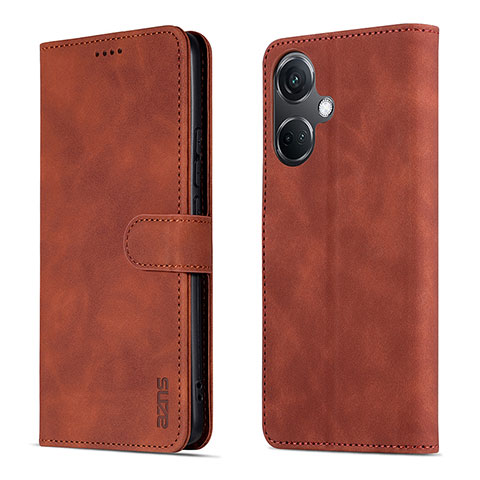 Coque Portefeuille Livre Cuir Etui Clapet YZ5 pour Oppo K11 5G Marron