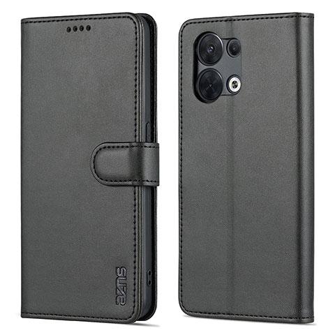 Coque Portefeuille Livre Cuir Etui Clapet YZ5 pour Oppo Reno9 5G Noir