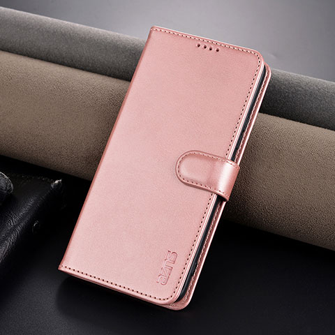 Coque Portefeuille Livre Cuir Etui Clapet YZ5 pour Xiaomi Redmi Note 13 Pro 5G Or Rose