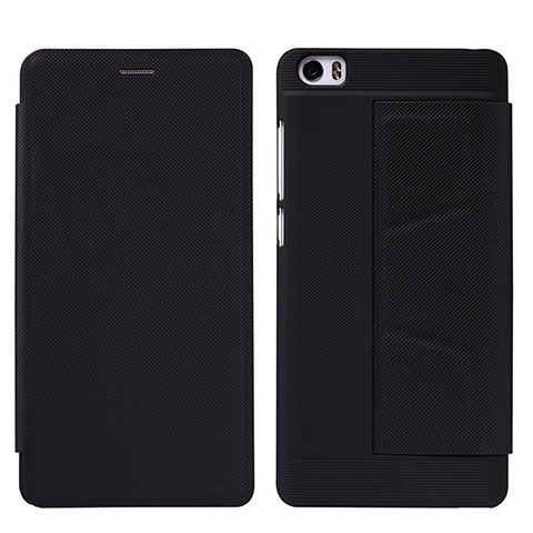 Coque Portefeuille Livre Cuir L01 pour Xiaomi Mi Note Noir