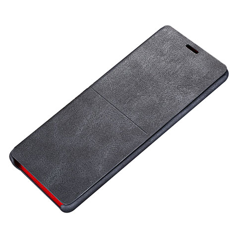 Coque Portefeuille Livre Cuir L02 pour Samsung Galaxy Note 8 Noir