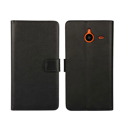 Coque Portefeuille Livre Cuir pour Microsoft Lumia 640 XL Lte Noir