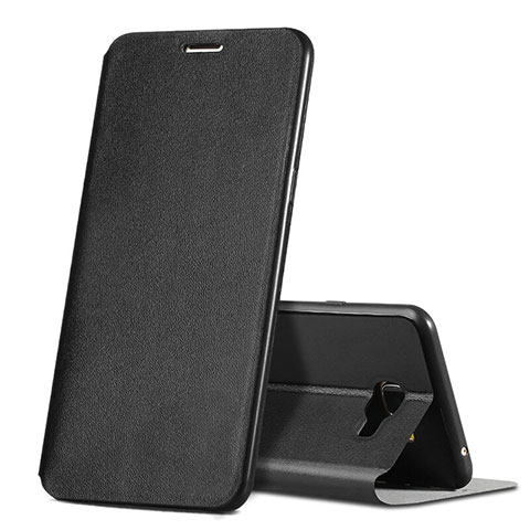 Coque Portefeuille Livre Cuir pour Samsung Galaxy C7 SM-C7000 Noir