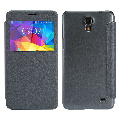 Coque Portefeuille Livre Cuir pour Samsung Galaxy Mega 2 G7508Q Noir