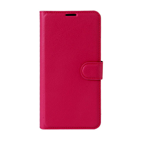 Coque Portefeuille Livre Cuir pour Wiko Wim Lite 4G Rose Rouge