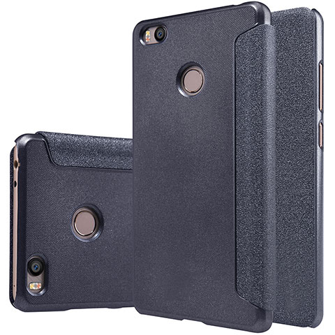 Coque Portefeuille Livre Cuir pour Xiaomi Mi 4S Noir