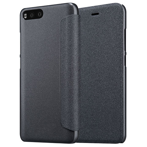 Coque Portefeuille Livre Cuir pour Xiaomi Mi 6 Noir