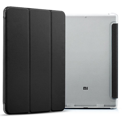 Coque Portefeuille Livre Cuir pour Xiaomi Mi Pad 3 Noir