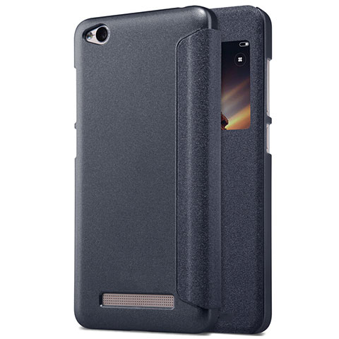 Coque Portefeuille Livre Cuir pour Xiaomi Redmi 4A Noir