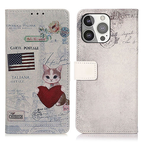 Coque Portefeuille Motif Fantaisie Livre Cuir Etui Clapet A07 pour Apple iPhone 14 Pro Max Mixte