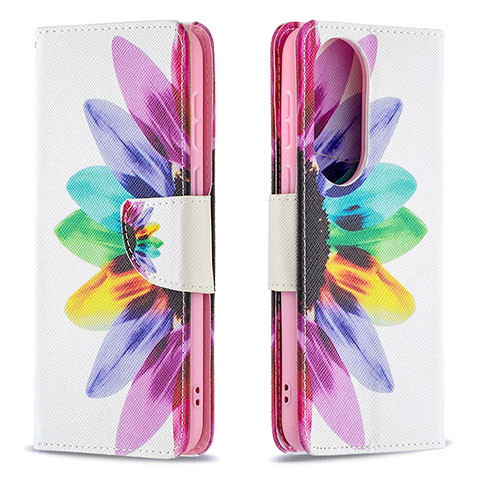 Coque Portefeuille Motif Fantaisie Livre Cuir Etui Clapet B01F pour Huawei P50 Pro Mixte