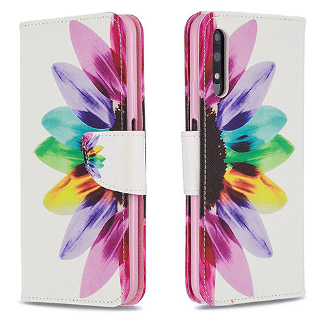 Coque Portefeuille Motif Fantaisie Livre Cuir Etui Clapet B01F pour Huawei Y9 Prime (2019) Mixte