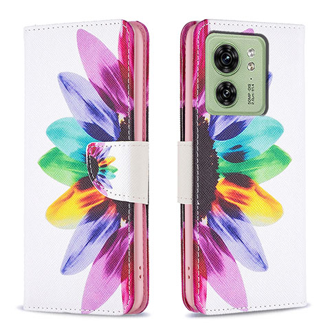 Coque Portefeuille Motif Fantaisie Livre Cuir Etui Clapet B01F pour Motorola Moto Edge 40 5G Mixte