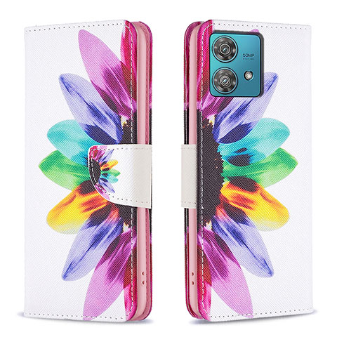 Coque Portefeuille Motif Fantaisie Livre Cuir Etui Clapet B01F pour Motorola Moto Edge 40 Neo 5G Mixte