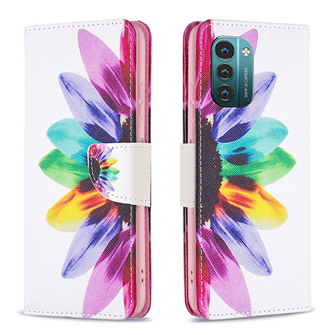 Coque Portefeuille Motif Fantaisie Livre Cuir Etui Clapet B01F pour Nokia G11 Mixte