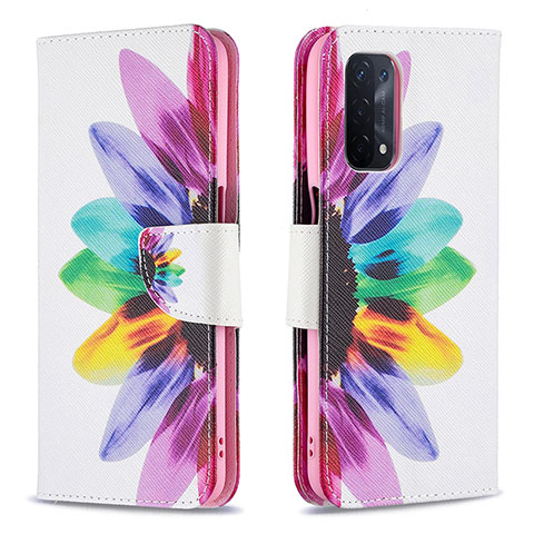 Coque Portefeuille Motif Fantaisie Livre Cuir Etui Clapet B01F pour Oppo A54 5G Mixte