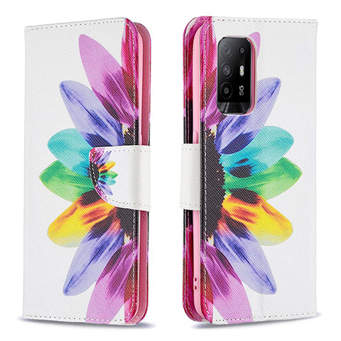 Coque Portefeuille Motif Fantaisie Livre Cuir Etui Clapet B01F pour Oppo F19 Pro+ Plus 5G Mixte