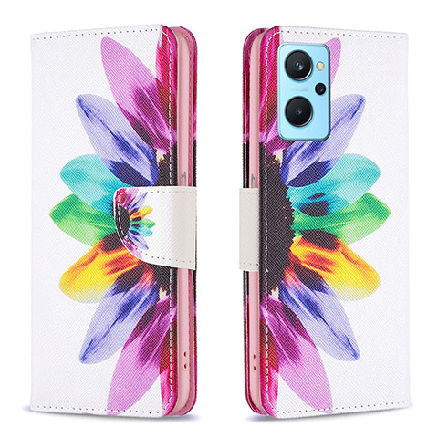 Coque Portefeuille Motif Fantaisie Livre Cuir Etui Clapet B01F pour Realme 9i 4G Mixte