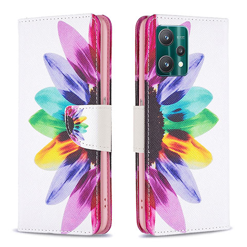 Coque Portefeuille Motif Fantaisie Livre Cuir Etui Clapet B01F pour Realme Q5 5G Mixte