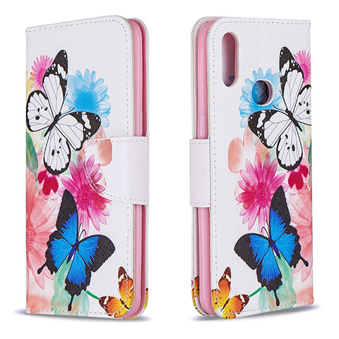 Coque Portefeuille Motif Fantaisie Livre Cuir Etui Clapet B01F pour Samsung Galaxy A10s Colorful