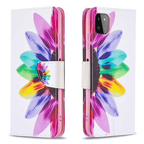 Coque Portefeuille Motif Fantaisie Livre Cuir Etui Clapet B01F pour Samsung Galaxy A22 5G Mixte