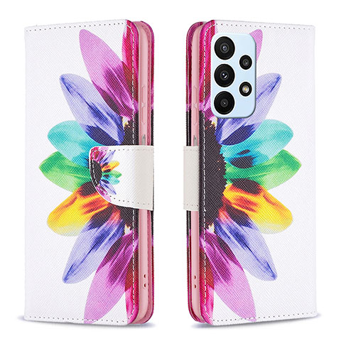 Coque Portefeuille Motif Fantaisie Livre Cuir Etui Clapet B01F pour Samsung Galaxy A23 5G Mixte