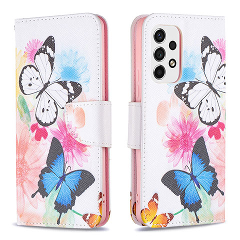 Coque Portefeuille Motif Fantaisie Livre Cuir Etui Clapet B01F pour Samsung Galaxy A53 5G Colorful