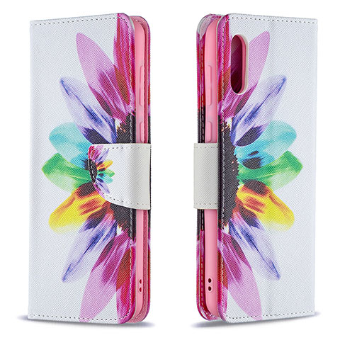 Coque Portefeuille Motif Fantaisie Livre Cuir Etui Clapet B01F pour Samsung Galaxy M02 Mixte