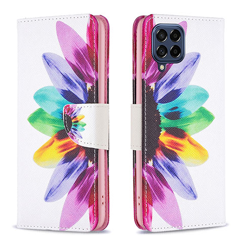 Coque Portefeuille Motif Fantaisie Livre Cuir Etui Clapet B01F pour Samsung Galaxy M53 5G Mixte