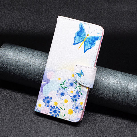 Coque Portefeuille Motif Fantaisie Livre Cuir Etui Clapet B01F pour Xiaomi Mi 13 5G Bleu