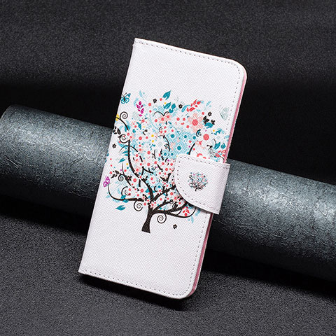 Coque Portefeuille Motif Fantaisie Livre Cuir Etui Clapet B01F pour Xiaomi Mi 13 Pro 5G Blanc