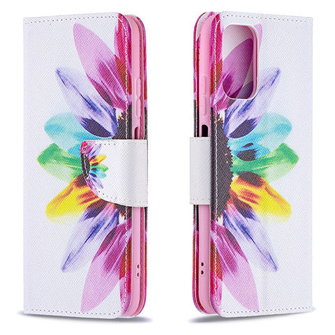 Coque Portefeuille Motif Fantaisie Livre Cuir Etui Clapet B01F pour Xiaomi Poco M5S Mixte