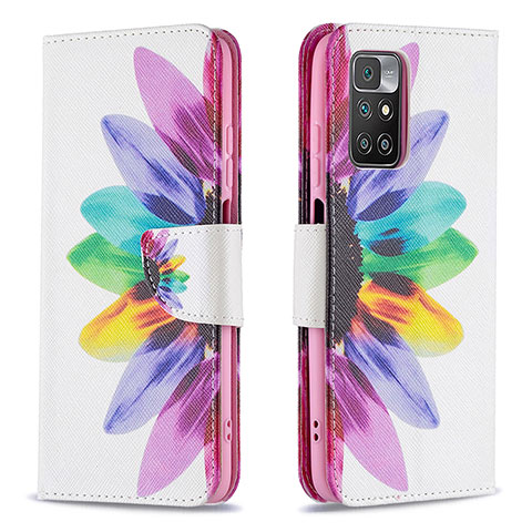 Coque Portefeuille Motif Fantaisie Livre Cuir Etui Clapet B01F pour Xiaomi Redmi 10 (2022) Mixte