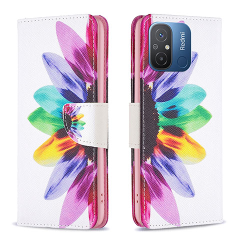 Coque Portefeuille Motif Fantaisie Livre Cuir Etui Clapet B01F pour Xiaomi Redmi 11A 4G Mixte