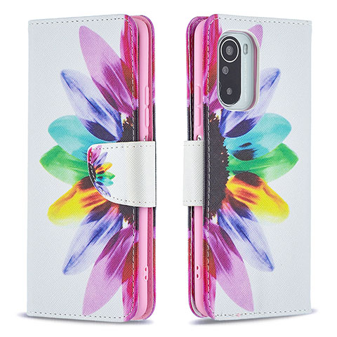 Coque Portefeuille Motif Fantaisie Livre Cuir Etui Clapet B01F pour Xiaomi Redmi K40 5G Mixte