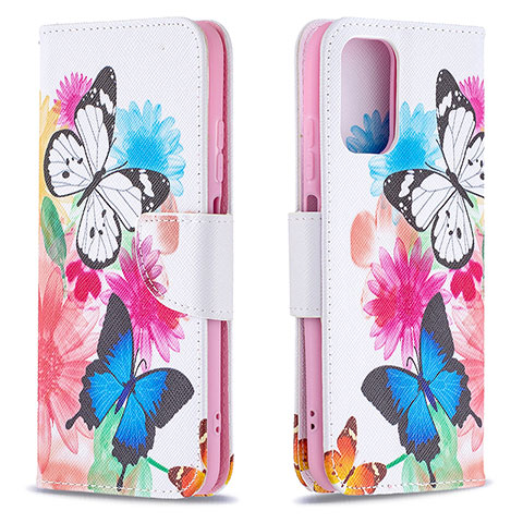 Coque Portefeuille Motif Fantaisie Livre Cuir Etui Clapet B01F pour Xiaomi Redmi Note 10S 4G Colorful