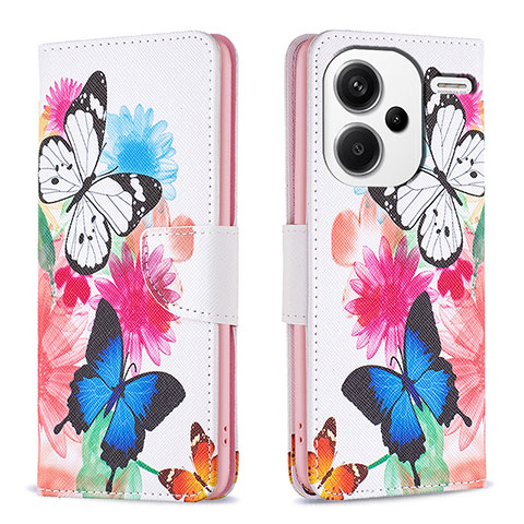 Coque Portefeuille Motif Fantaisie Livre Cuir Etui Clapet B01F pour Xiaomi Redmi Note 13 Pro+ Plus 5G Colorful