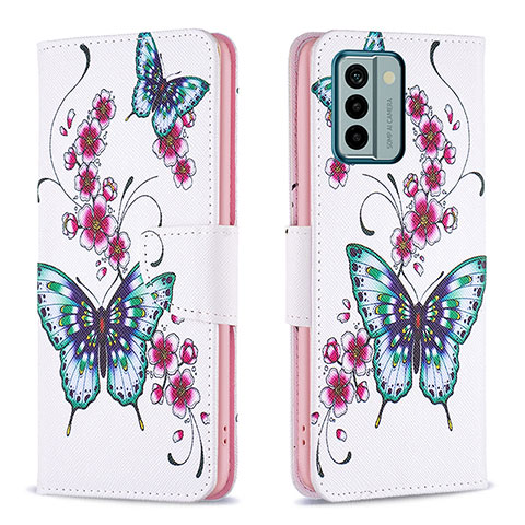 Coque Portefeuille Motif Fantaisie Livre Cuir Etui Clapet B03F pour Nokia G22 Colorful