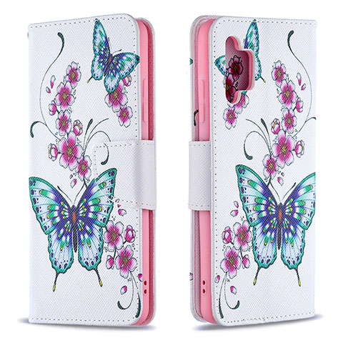 Coque Portefeuille Motif Fantaisie Livre Cuir Etui Clapet B03F pour Samsung Galaxy A32 4G Colorful