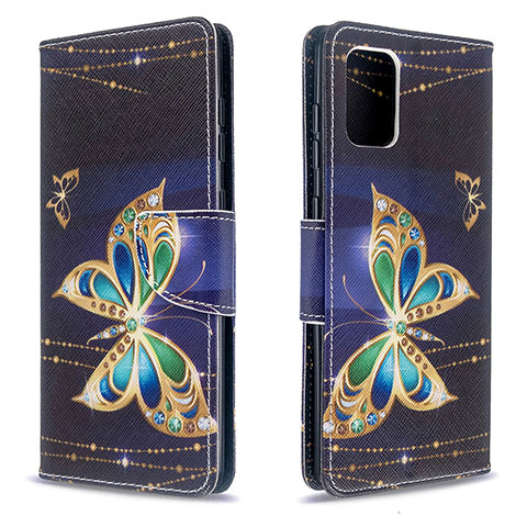 Coque Portefeuille Motif Fantaisie Livre Cuir Etui Clapet B03F pour Samsung Galaxy A71 4G A715 Noir