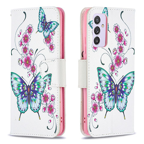 Coque Portefeuille Motif Fantaisie Livre Cuir Etui Clapet B03F pour Samsung Galaxy F54 5G Colorful